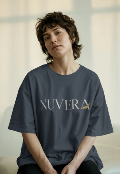 woman oversized t shirt nuvera limited