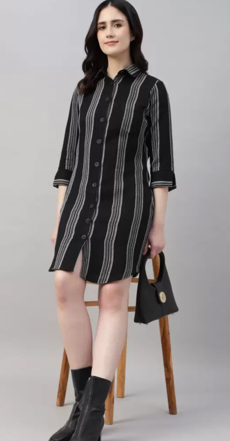 Short stripped dress